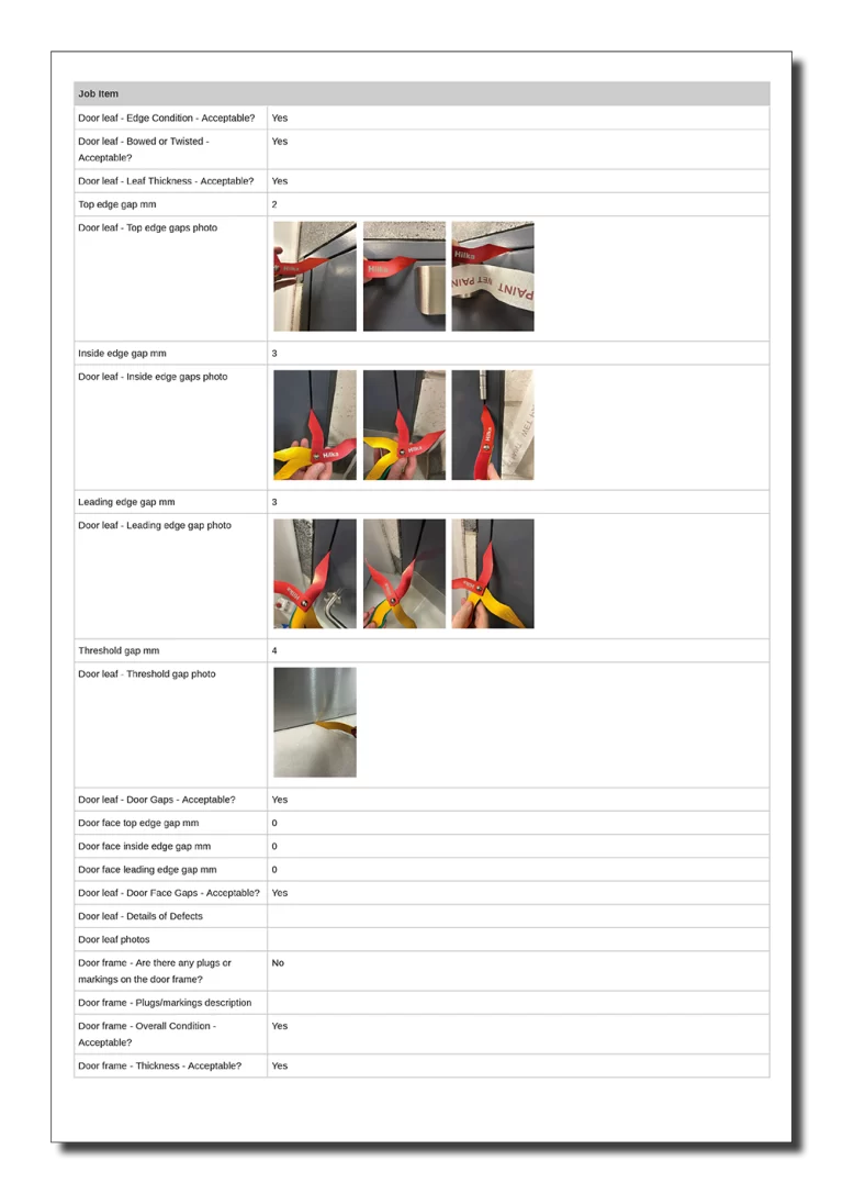 Inspection Report