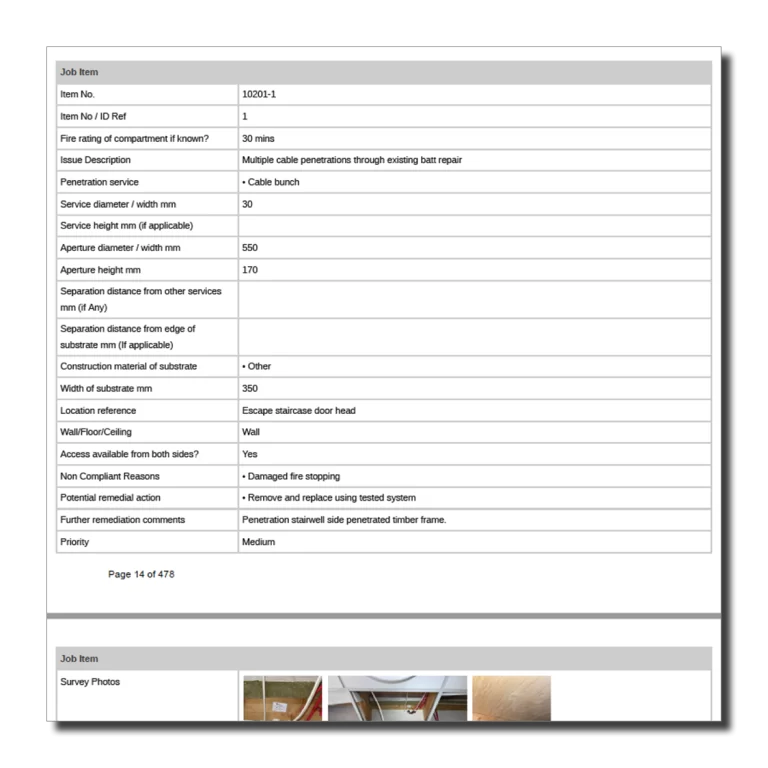 Fire Compartment Integrity A