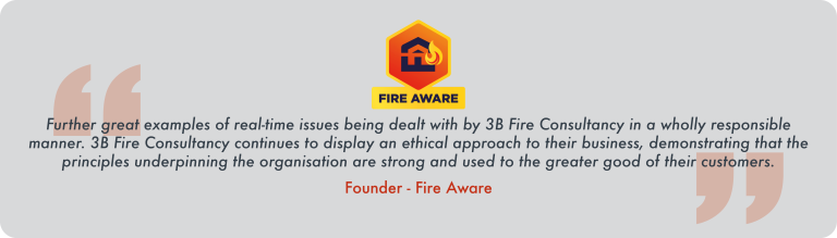 Fire Aware testimonial v2