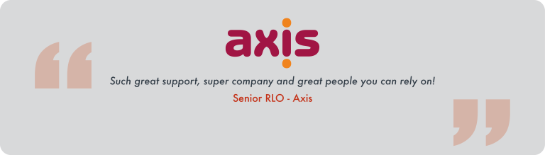 Axis testimonial
